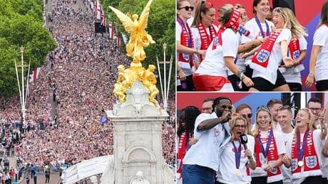 Two days of solid partying and no sleep... but the Lionesses are still at peak bounce! JANE FRYER on England's Euro winners