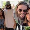 Andy Carroll and Lou Teasdale put on a loved-up display as they watch Lewis Capaldi perform at Glastonbury - after 'friends' fears relationship won't last'