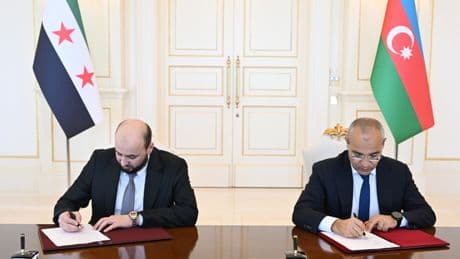 SOCAR ile Suriye arasında imzalar atıldı