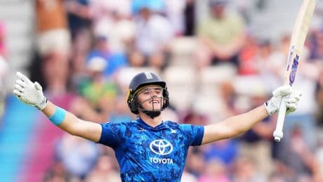 Jacob Bethell hits century as England pile on the runs against South Africa