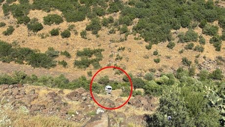 Elazığ’da uçurumdan yuvarlanan aracın sürücüsü öldü