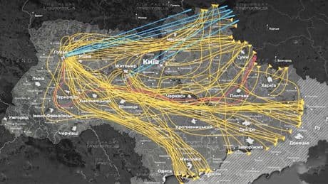700 Drohnen und Raketen: Grafik zeigt gewaltigen russischen Angriff auf die Ukraine