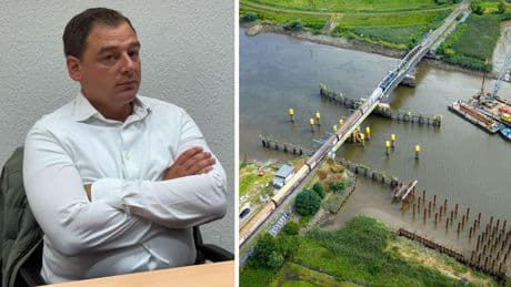 Binnenschiffer rammte Eisenbahnbrücke - 5000 Euro Geldstrafe für 10 Millionen Euro Schaden