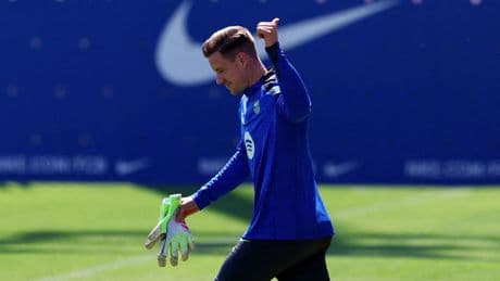 Ter Stegen se libra de los abucheos y los silbidos de la afición del Barça en el trofeo Joan Gamper