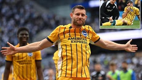 Ex-Liverpool star James Milner insists that he can still play into his FORTIES despite Brighton defender's season being marred by injuries