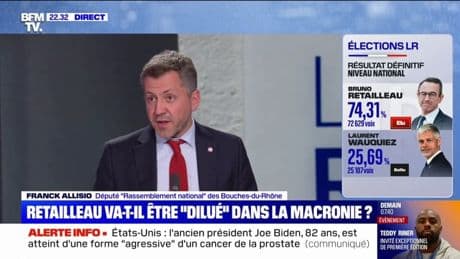 Présidence LR: pour Franck Allisio (RN), "il n'y a pas la droite qui est de retour, il y a la macronie qui essaie de survivre"