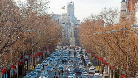 Madrid sufrirá atascos en La Castellana y su entorno por la movilización de los taxistas
