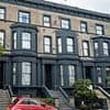 Fed-up Notting Hill residents have painted their colourful terraced homes black to get rid of selfie-taking influencers
