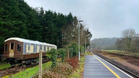 Unique UK railway lets passengers request a stop at special pub station