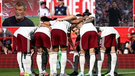 Roy Keane rips into 'shocking' Arsenal superstar and claims only 'four or five players turned up' despite 1-0 victory over Man United
