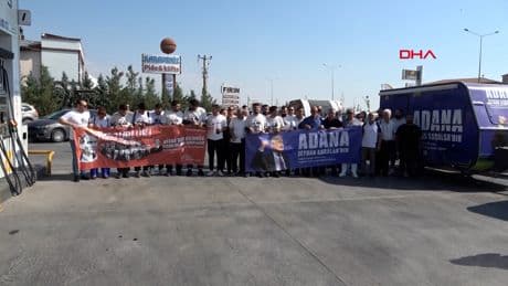 CHP Gençlik Kolları'nın Özgürlük Yürüyüşü heyeti Aksaray'da