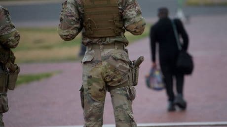 Some National Guard units in Washington are now carrying firearms