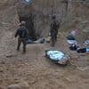 Moment IDF hauls body of Hamas chief Mohammad Sinwar out of his underground lair near Gaza hospital after wiping him out in huge airstrike caught on CCTV