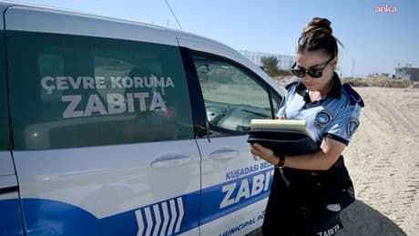 Kuşadası’nda kaçak moloz dökümüne suçüstü