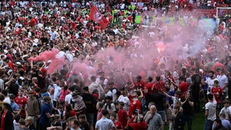 Bristol City boss using videos of star CROWDSURFING on pitch to inspire them against Sheffield United in play-offs