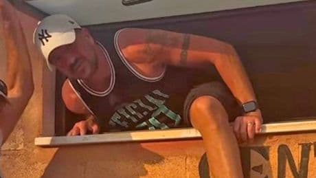 Peter Andre forced to climb through window to rescue trapped son