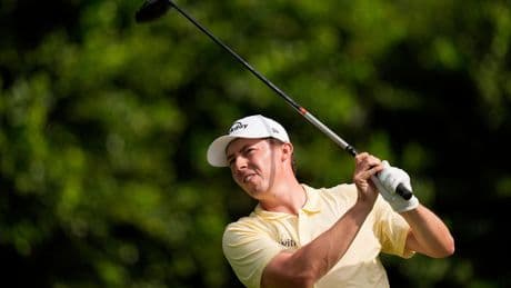 Matt Fitzpatrick rises to joint second at PGA Championship as Rory McIlroy narrowly makes cut
