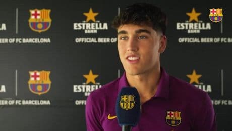 Cubarsí y Balde hablan antes del Gamper