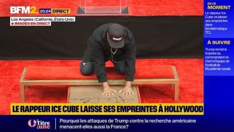 Les empreintes d'Ice Cube au TCL Chinese Theatre de Los Angeles