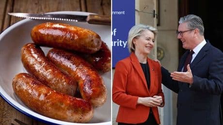 Furious row erupts as Labour's EU reset threatens British sausages