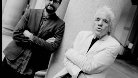 Tinti dialoga sul palco con Abel Ferrara. E la poesia si trasforma in performance