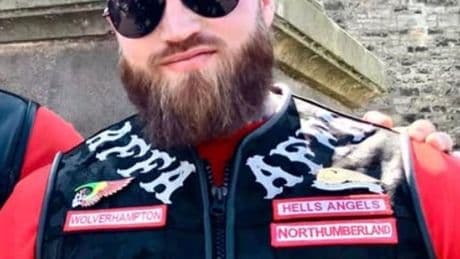 Hells Angels pay tribute at funeral after one of their bikers dies in crash