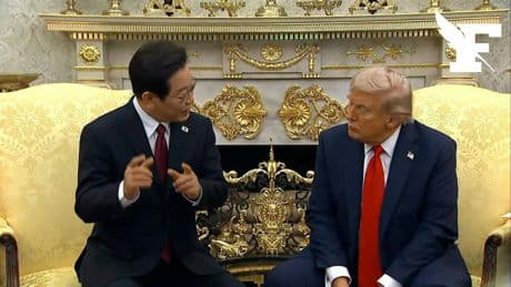 «J’attends avec impatience la construction d’une Trump Tower en Corée du Nord», suggère le président sud-coréen à Donald Trump