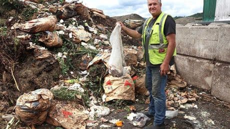 Wedding rings lost — and found! — in 'stinky, gross, wet' compost pile at Mission landfill