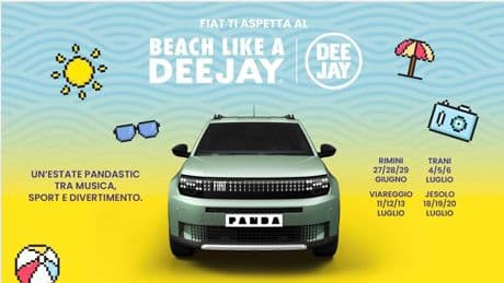 Fiat d’estate protagonista con “Beach Like a Deejay”