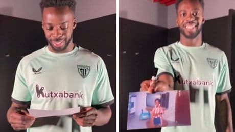 El bonito detalle del Athletic con su capitán, Iñaki Williams