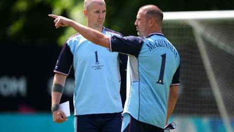 Paddy McGuinness says his nerves are jangling as he joins Tyson Fury at Soccer Aid