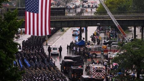 A somber tribute in photos: New York City police honor officer Didarul Islam