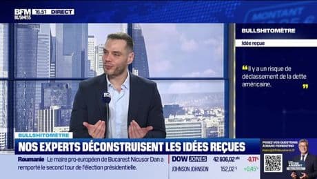 Bullshitomètre : "Il y a un risque de déclassement de la dette américaine" - FAUX répond Christopher Dembik - 19/05
