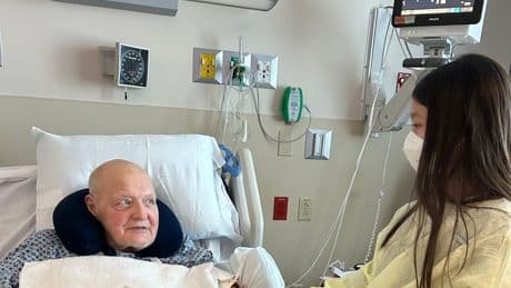 My dad had never seen his granddaughter dance in person. She performed for him in the ICU shortly before he died.
