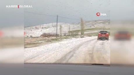 Tokat'ta "Kar bu kadar yağmadı" diyerek o anları kayda aldı