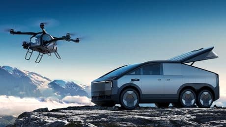 MESSE XPeng - Pick-up mit eingebautem Helikopter | Vorstellung mit Sebastian Friemel