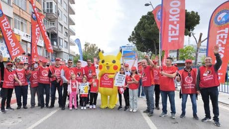 Pikachu bu defa 1 Mayıs alanında