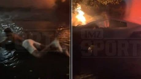 El hijo de Gilbert Arenas se quedó atrapado 12 minutos en el Cybertruck ardiendo: unos "ángeles" le salvaron