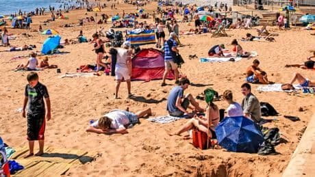 I love this alternative seaside town away from the UK tourist traps – it has clean golden beaches and floating cafes