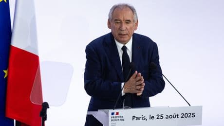 El primer ministro francés se someterá a un voto de confianza el 8 de septiembre por su plan de austeridad
