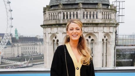 Blake Lively smiles alongside Another Simple Favour co-stars amid legal battle