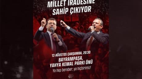 CHP'nin yeni miting adresi Bayrampaşa