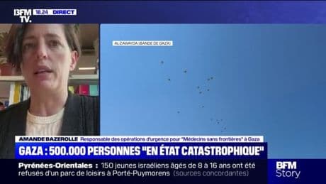 Famine à Gaza: "Il faut laisser rentrer de la nourriture en quantité suffisante, aujourd'hui ce n'est pas le cas" alarme la responsable des opérations d'urgence pour MSF