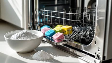 Bulaşık makinesine temiz ve doğal müdahale: 1 kaşık ekleyin hem tabletler yapışmasın hem de makineniz kokmasın!