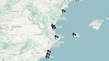 Las seis playas y zonas costeras con &#039;bandera negra&#039; en la Comunidad Valenciana