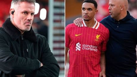 Jamie Carragher disagrees with Arne Slot on Trent Alexander-Arnold's last Liverpool game