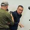 ICE Barbie Kristi Noem's LA riots press conference descends into chaos as Democrat Senator Alex Padilla is thrown out