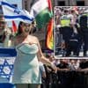 Activist doet alsof hij keel doorsnijdt Israëlische zangeres Songfestival: delegatie dient klacht in
