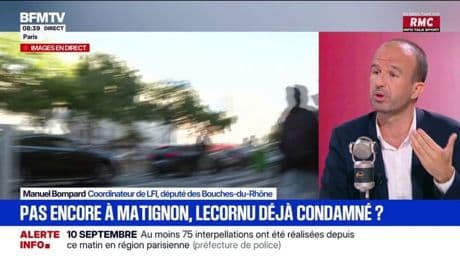 Budget: "On a d'autres priorités aujourd'hui" que la "course à la guerre", estime Manuel Bompard (LFI)