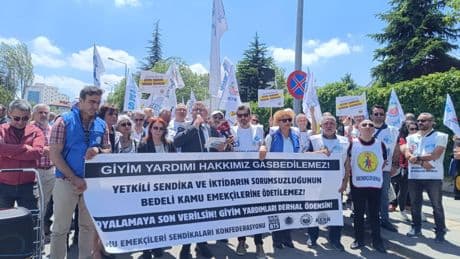 KESK giyim yardımı gasbına tepki gösterdi
